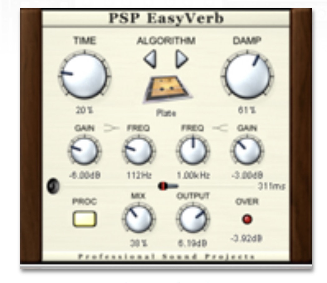 PSP Audioware Easy Verb